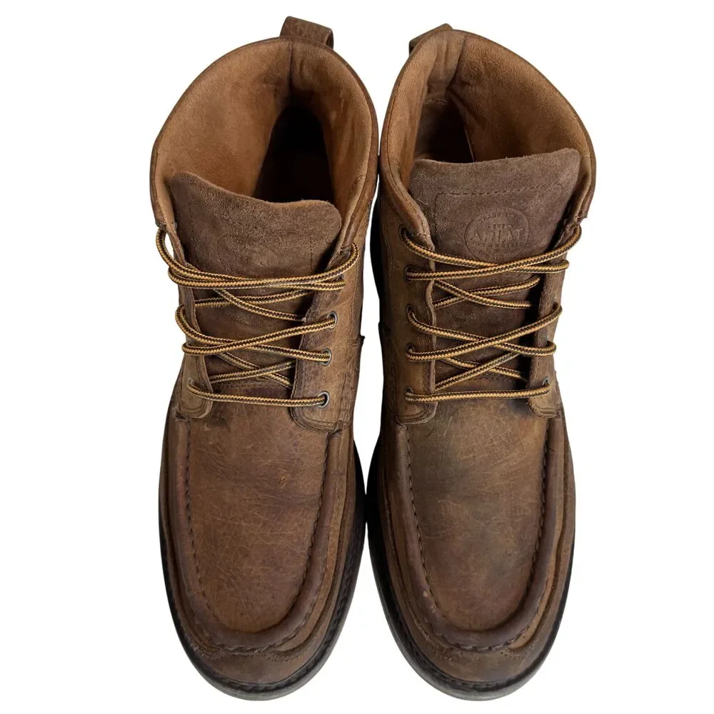 Ariat Men's Brown Lookout Boots - Earth / Stone Suede Size 12 D